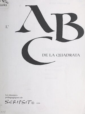 cover image of L'abc de la quadrata